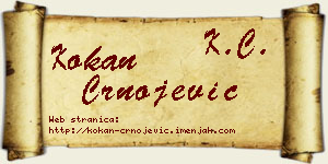 Kokan Crnojević vizit kartica